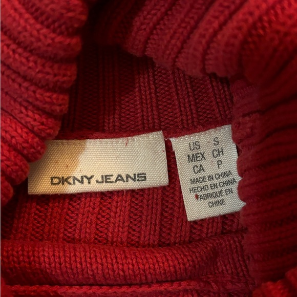 Vintage DKNY ribbed turtle neck 100% cotton - Picture 4 of 8